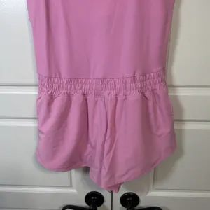 OFFLINE by Aerie Real Me Romper Womens L Pink Racerback Activewear Dress Short thumbnail 5