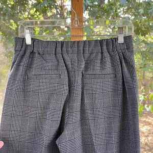 Banana Republic Factory Women's High Rise Hayden Pant Navy Plaid Size 2. NEW! thumbnail 3