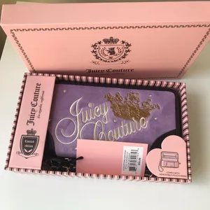 Juicy Couture Heritage Large Zip Around Purple Wallet Set NIB thumbnail 16