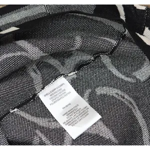 NWT London Times Mockneck Short Sleeve Mini Sweater Dress Black / White Hearts M thumbnail 9