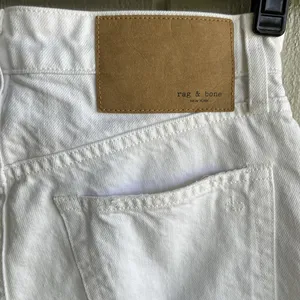 Rag & Bone Maya Ultra High Rise 5” Midi Short Organic Cotton in Summer‎ White 27 thumbnail 8