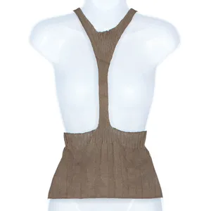 NWT Free People Cropped Tank Top Ribbed Racerback Y2K 90s Minimalist Brown Small thumbnail 5