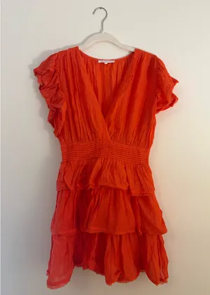 Olivaceous Mini Orange Dress thumbnail 4