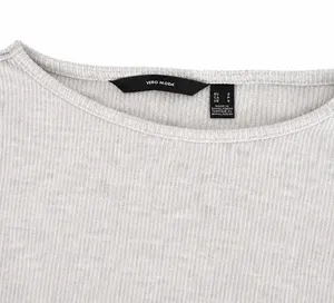 VERO MODA Grey sweater dress with tie waist thumbnail 2