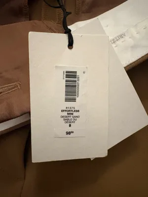 Aritzia Effortless Mini Shorts - Desert Sand size 8 thumbnail 3
