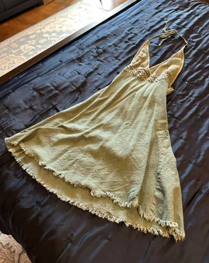 Blue Hemp Dress thumbnail 1