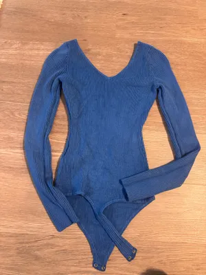 Abercrombie Bodysuit Long Sleeve Ribbed thumbnail 3