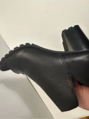 Sorel Nadia NL2842-010 Ankle Boot Peep Toe Woman’s Black Leather Size 9.0 - EU40 thumbnail 13