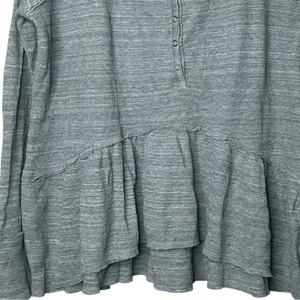 Free People We The Free Thermal Peplum Henley thumbnail 4