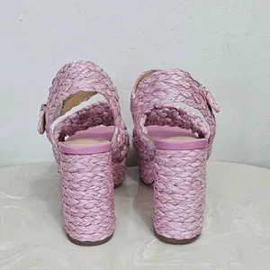 JustFab Rosalie Heeled Sandal Moonlite Mauve Women's Size 9 thumbnail 6