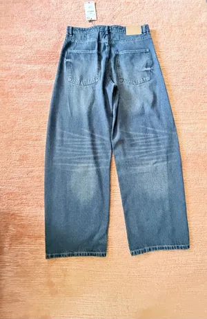 Zara High Rise Wide Leg Barrel Jeans Medium Wash NWT Size M US 28 thumbnail 6