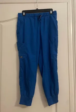 Royal Blue BARCO Grey's Anatomy Jogger Scrub Pants thumbnail 1