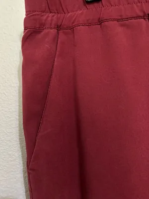 Marine Layer Allison Burgundy Relaxed Fit Pull On Trouser Pants Women’s Small thumbnail 9