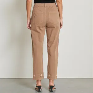 Pistola 26 Oak High‎ Rise Chino Pant Button Fly Brown Carpenter 100% Cotton Y2K thumbnail 4