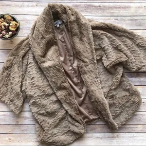 Faux fur jacket thumbnail 1