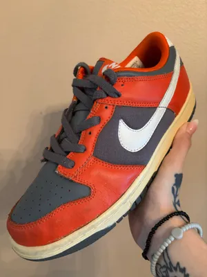 Nike Dunk Low GS 'Flint Grey Orange' thumbnail 1