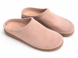YOGI Floyd Centre Seam‎ Pink Suede Slip-On Mule Size M 9/ W 11 thumbnail 1