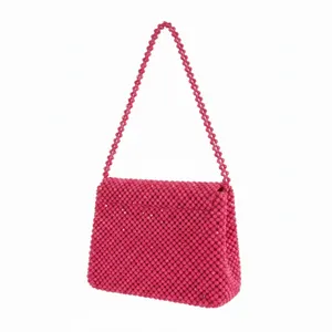 Wild Fable Butterfly Pink Beaded Flap Shoulder Bag thumbnail 4