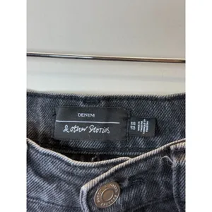 & Other Stories Jeans Women Size 25 Black High Waist Straight Leg Denim thumbnail 6