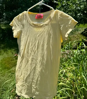 Short Sleeve Juicy Couture Tee Yellow thumbnail 1