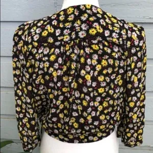 *30off3* Madewell‎ Daisy button down shirt with tie at waist​ thumbnail 6
