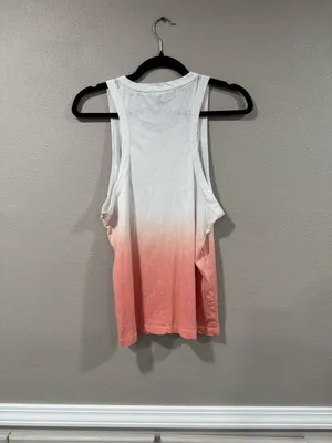 Peloton Women’s White Ombré Go To Racer Back Tank thumbnail 5