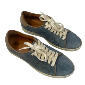 Frye Alexis Low Lace Aqua Suede Sneakers size 8 thumbnail 3