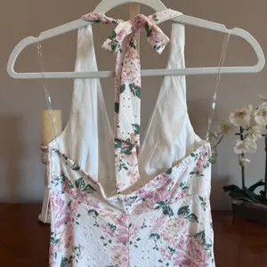 NWT Altar’d State Floral Eyelet Halter Mini Dress Size Small thumbnail 7
