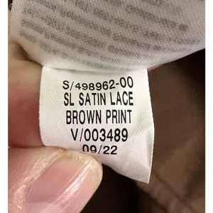 Old Navy Women’sLace-Trimmed Satin Cami Slip Dress M Brown Floral Midi Babydoll thumbnail 13