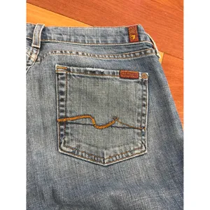 7 For All Mankind Bootcut Jeans Womens Blue Medium Wash U075080UCC-055U Size‎ 30 thumbnail 3