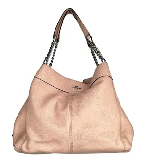 Coach‎ Pebbled Leather Pink Purse thumbnail 1
