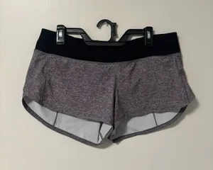 Grey Lululemon Speed Up Shorts thumbnail 1