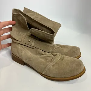 Nine West tan‎ suede leather boots size 9 thumbnail 1