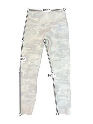 Lululemon Wunder Under HR Tight 25" *Jacquard White Camo Size 8 thumbnail 3