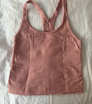 lululemon athletica Pink Ribbed Tank Top thumbnail 1