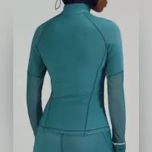 Lululemon Two Toned Ribbed Running Half Zip thumbnail 2