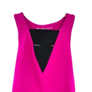 Beyond Yoga Sleek Stripe Raise it Higher Tank Top Wildberry Size Small‎ thumbnail 2