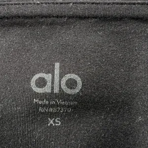 Alo Yoga Black Mesh Panel Leggings Women's XS High‎ Rise Sculpt Nylon Spandex thumbnail 5