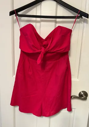 Lush Clothing Pink Romper Women’s M thumbnail 1