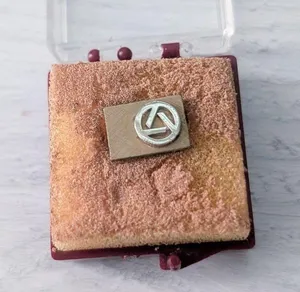 Vintage Balfour Pin Triangle Emblem in Box - Heavy Tarnish/Condition Issues thumbnail 1