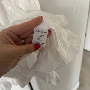NWT For love and lemons Jackson Mini Dress‎ White Puff Sleeve New thumbnail 5