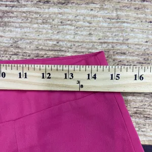 SHEIN Joress Dress Pants Womans Sz L Pink High-Rise Wide Leg thumbnail 6