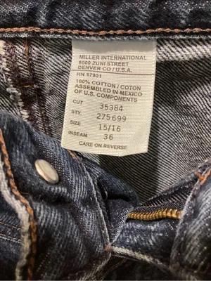 Rockies WOMENS 15/16 Dark Indigo boot cut Jeans thumbnail 3
