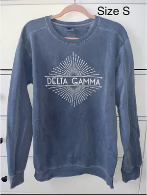 Comfort Colors Delta Gamma Sweatshirt thumbnail 1
