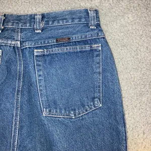 Vtg Wrangler Straight Leg Jeans Women 14 High Rise USA‎ Made 70s 80s Sustainable thumbnail 11
