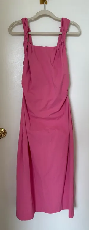 ZARA Hot Pink Maxi Dress thumbnail 1