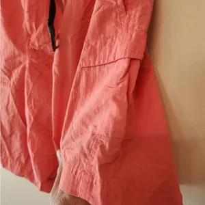 Columbia Women’s Pink Nylon Cargo Shorts Size med Belted Hiking Outdoors Fishing thumbnail 2