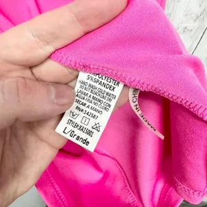 Lulus Dress Women Large Barbie Pink V-Neck Ruched Wrap Sleeveless Mini Elegant‎ thumbnail 3