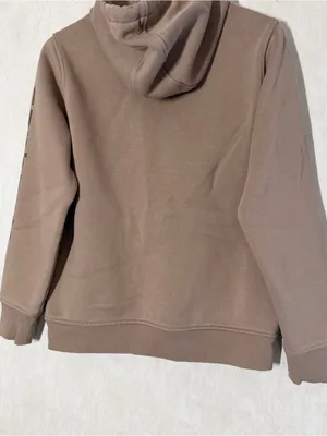 Carhartt Women’s Clarksburg Graphic Sleeve Hoodie Pullover Sweatshirt in Brown M thumbnail 7