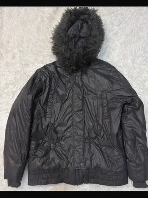 Aerie faux fur trim puffer jacket thumbnail 1